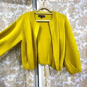NWOT, Catherine Maladrino Bubble Sleeve Cardigan